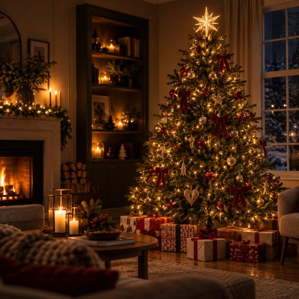 A tree by the fire